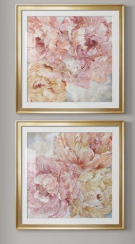 House of Hampton&reg; "Contemporary Peonies I" 2 - Pieces, 16" x 16" $199