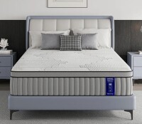 EGOHOME 14" Medium Hybrid King Mattress New in Box $899