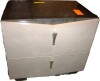 Michael Amini Fantosini 2-Drawer Nightstand in Silver Mist New Floor Model $999 - 2