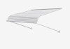 VEVOR Aluminum Awning 48 x 42 in, Durable Window Awning Door Canopy, Lightweight and Stable Aluminum Exterior Awnings Rain Snow Sunlight Protection for Door Entrance Windows Patio Porch New In Box $299