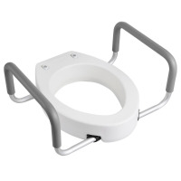 Stellweilan Tessberg Raised Toilet Seat with Arms, 300 lbs Load Capacity, 3.5-Inch Lift Height, Widened Commode Elevated Toilet Seat Riser with Padded Handles for Seniors, Elderly, Handicap, Disabled, and Adults New In Box $99