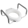 Stellweilan Tessberg Raised Toilet Seat with Arms, 300 lbs Load Capacity, 3.5-Inch Lift Height, Widened Commode Elevated Toilet Seat Riser with Padded Handles for Seniors, Elderly, Handicap, Disabled, and Adults New In Box $99
