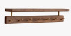 Latitude Run&reg; 22.8"W 7-hook Solid Black Walnut Wall Hooks New in Box $199