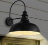 AIWEN 1-Light 19.68 inch Oversize Classic Farmhouse Black Dusk To Dawn Auto Outdoor Wall Light New In Box $299