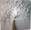 Lark Manor&trade; White Orchid Tree Garden Of Branches VII - Tree Floral Large Wall Art Print (No texture), 36" x 36" New In Box $299 - 2