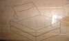 Latitude Run&reg; Modern Fabric 3-in-1 Folding Floor Sofa Bed, Comes with Pillow New in Box $299 - 2
