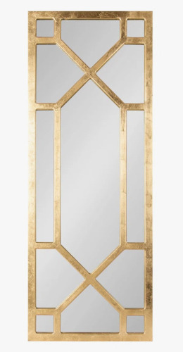 Highland Dunes Lyra Engineered Wood Flat Mirror, 47" x 18" New In Box $399