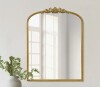 House of Hampton&reg; Kiany Glass Arched Wall Mirror with Durable Iron Frame, 32" x 24" New in Box $299