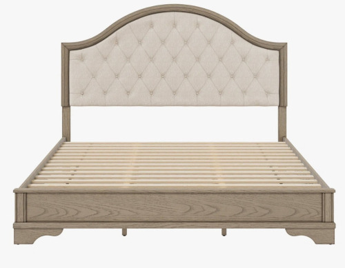 Red Barrel Studio&reg; King Size Antoro Upholstered Solid Wood Platform Bed $799