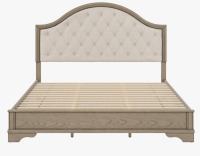 Red Barrel Studio&reg; King Size Antoro Upholstered Solid Wood Platform Bed $799