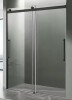 ANZZI Stellar Series 45 to 48 in. x 76 in. H Sliding Frameless Shower Door in Matte Black with Tsunami Guard Tempered Glass New In Box $599