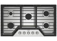 Whirlpool - 36 in. Wide 5 burners Gas Cooktop - Stainless Steel New Floor Model $1499