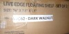 August Grove&reg; 36" Reclaimed Live Edge Wall Floating Shelves, Rustic Wood Wall Mount Storage & Display Shelving (Set of 2) New in Box $299 - 2