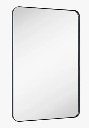 17 Stories Kengston Modern & Contemporary Rectangular Bathroom Vanity Mirror, 24" x 36" New in Box $299