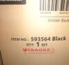 Yaheetech 20 in. Fashion Design Heavy Duty Square Cantilever Patio Umbrella Base with Wheels for Easy Moving in Black New In Box $299 - 2