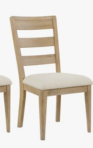 Lark Manor Ashal Polyester Ladder Back Side Chair Dining Chair New in Box $399