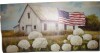 The Holiday Aisle&reg; Patriotic Wall Art, American Flag Wall Art Canvas, 4th of July Wall Decor for Living Room, Farmhouse Americana Wall Decor, Patriotic Canvas Wall Art, American Flag Picture Ready to Hang, 20" x 40" New In Box $199 - 2