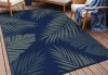 Foundry Select Shimeek Reversible Blue / Green Waterproof Outdoor Mat, 8' x 10' New in Box $299