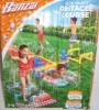 Banzai 2-in-1 Obstacle Course Water Slide, Ages 5-12 New In Box $49 - 2