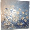 Winston Porter Coastal Blue Wildflowers Meadow Of Light II - Wildflowers Large Wall Art, 30" x 30" New In Box $199 - 2