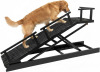 ZENTAVO 65" Foldable Dog Ramp for Bed, 6-Level Height Adjustable (13"-32.1") with Rest Platform, Carpet Surface Removable Washable Cover & Waterproof Backing, Safety Rails & Glow Strips, for Large Senior Dogs New In Box $299