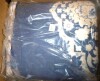 OPPODREAM Soft Area Rug 9x12 Living Room, Washable Rug with Non Slip Backing, Faux Cashmere Low-Pile Carpet, Navy Blue & Gold Similar to Picture New in Box $299 - 2