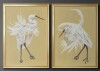 Rosecliff Heights "Heron Plumage V" 2 - Pieces Painting Print, 24.5" H x 37" W x 2.5" D New In Box $299
