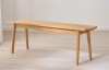 East Urban Home Drea Solid Wood Bench - Traditional Rustic Farmhouse Kitchen Style New In Box $399