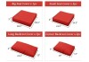 WNP 9-Piece 25.6 in. Outdoor Patio Replacement Slip Covers for 4-Seater Furniture Cushion Red (Covers Only) New In Box $299 - 2
