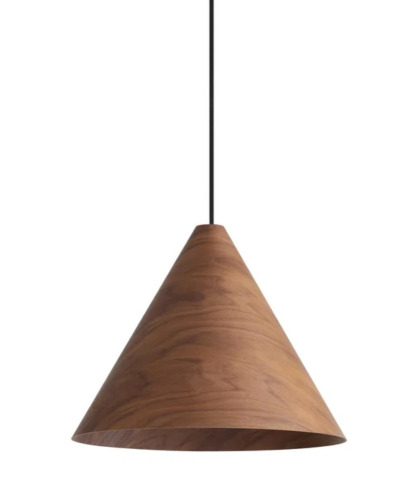 Golden Lighting Conique 2-Light Pendant in Dark Walnut Similar to Picture New In Box $499