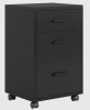 17 Stories Modern 3-Drawer Rolling Vertical File Cabinet With Locking Casters, Mobile Printer Stand For Home Office New In Box $299