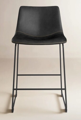 AllModern Nia Vegan Leather Bar & Counter Stool New In Box $299
