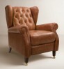 Birch Lane Winthrop Genuine Leather Recliner New in Box $1299