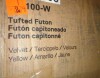 Mercury Row Perdue 81.5" Velvet Square Arm Convertible Sofa in Yellow New in Box $799 - 2