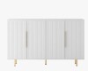 17 Stories Wood Modern Console Table with Storage New in Box $499