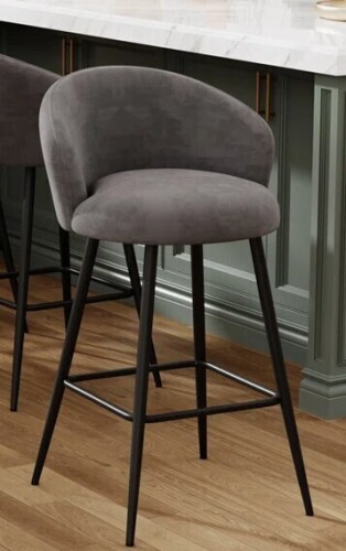 17 Stories Upholstered Counter Stool With Metal Frame 24"/26" New in Box asst $299