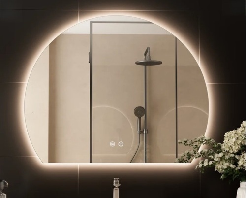 Ivy Bronx Arto Arch Lighted Backlit Anti-Fog Bathroom Vanity Mirror Nre in Box $499