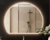 Ivy Bronx Arto Arch Lighted Backlit Anti-Fog Bathroom Vanity Mirror Nre in Box $499