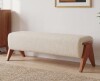 George Oliver Kyajah 50.2&rdquo; Wide Multi-Functional Solid Wood Bench New in Box $299