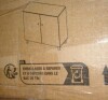 George Oliver Lysiane 2-Door Accent Cabinet in Biscotti New in Box $399 - 2