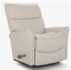 La-Z-Boy Rowan Manual Leather Match Rocking Recliner in Beige New $1499