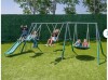 The Swing Company Rochester Metal Swing Set Residential Metal Swing set New Open Box $799