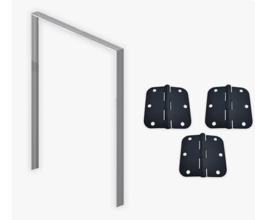 Ark Design 80''H Prehung Door Hardware Kit / Trimmable Jamb,Hinges,Right Hand New in Box $299