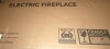 Oneinmil Electric Fireplace, 50 inch Wide Recessed/Wall Mounted Electric Fireplace, Remote Control with Timer 12 Adjustable Color Flame, Remote Control,with Crystal Stone, 750/1500W New In Box $499 - 2
