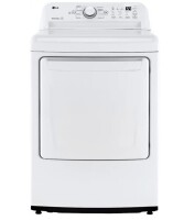LG - 7.3 Cu. Ft. Electric Dryer with Sensor Dry - White New $999