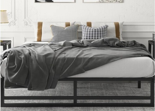 Zipcode Designs king size Aula 14'' Metal Platform Bed New in Box $699
