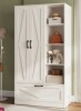 Winston Porter Wooden Wardrobe With 4 Open Storage Shelves, 70.87" Utility Storage Cabinet Armoire New in Box $599