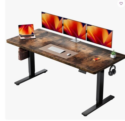 Inbox Zero Standing Desk &ndash; 1" Thickened Desktop & Heavy-duty Frame, Adjustable Height Electric Desk With Memory Controller New in Box $499