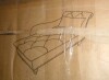 House of Hampton Keshawna Velvet Storage Chaise Lounge, Beige, New in Box $399 - 2