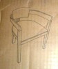 Orren Ellis Lyddia Wood Upholstered Dining Chair, Beige Teddy/Black Frame, New in Box $599 - 2